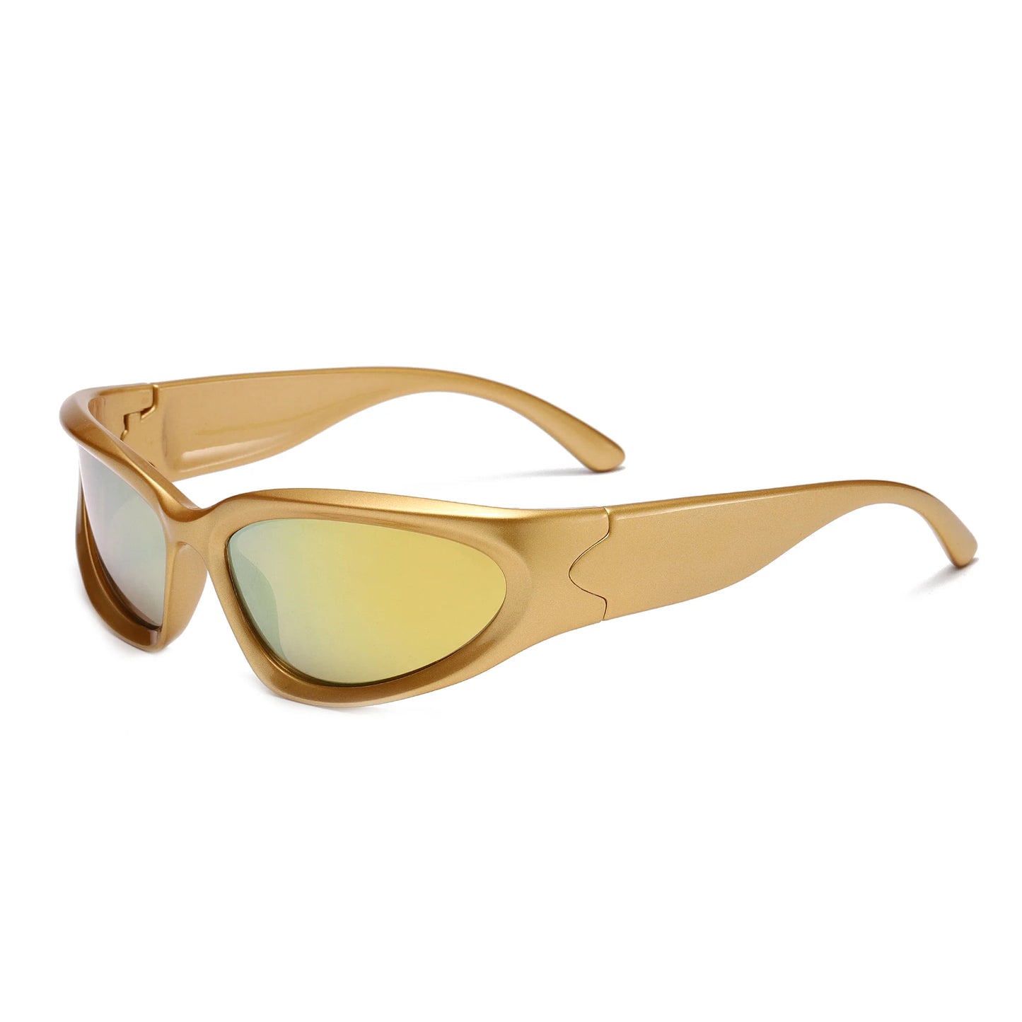 lunettes de soleil de style futuristic shield