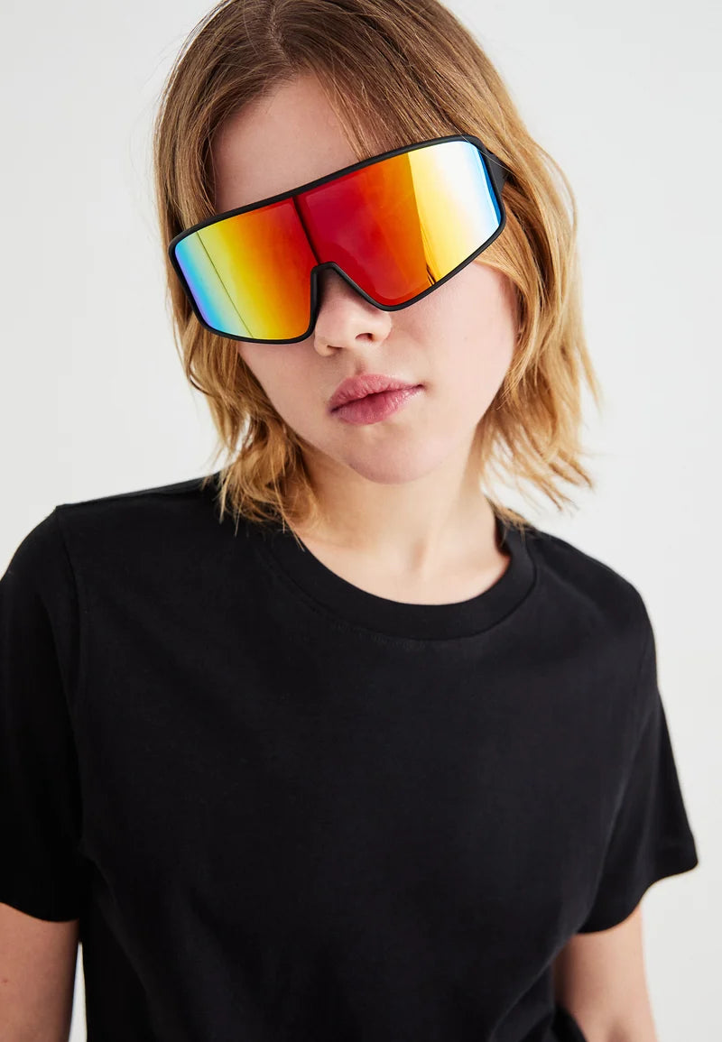 Lunettes de Soleil Shield "VORTEX" – Édition Mirror