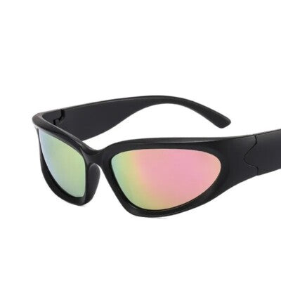 lunettes de soleil de style futuristic shield